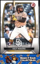 Eguy Rosario 2023 Bowman #63 San Diego Padres Rookie RC