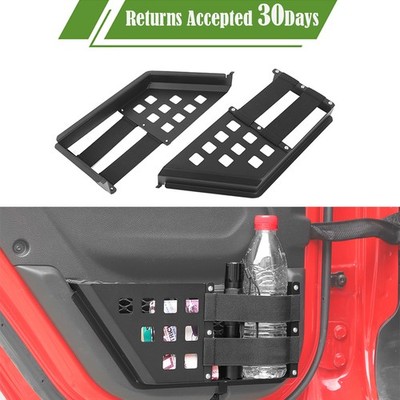 2pcs Rear Side Door Pocket Storage Box For 2018-2025 Jeep Wrangler JL JLU JT
