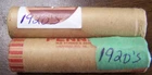 Lot of 2 Rolls 1920's Wheat Cents, Condition Unknown