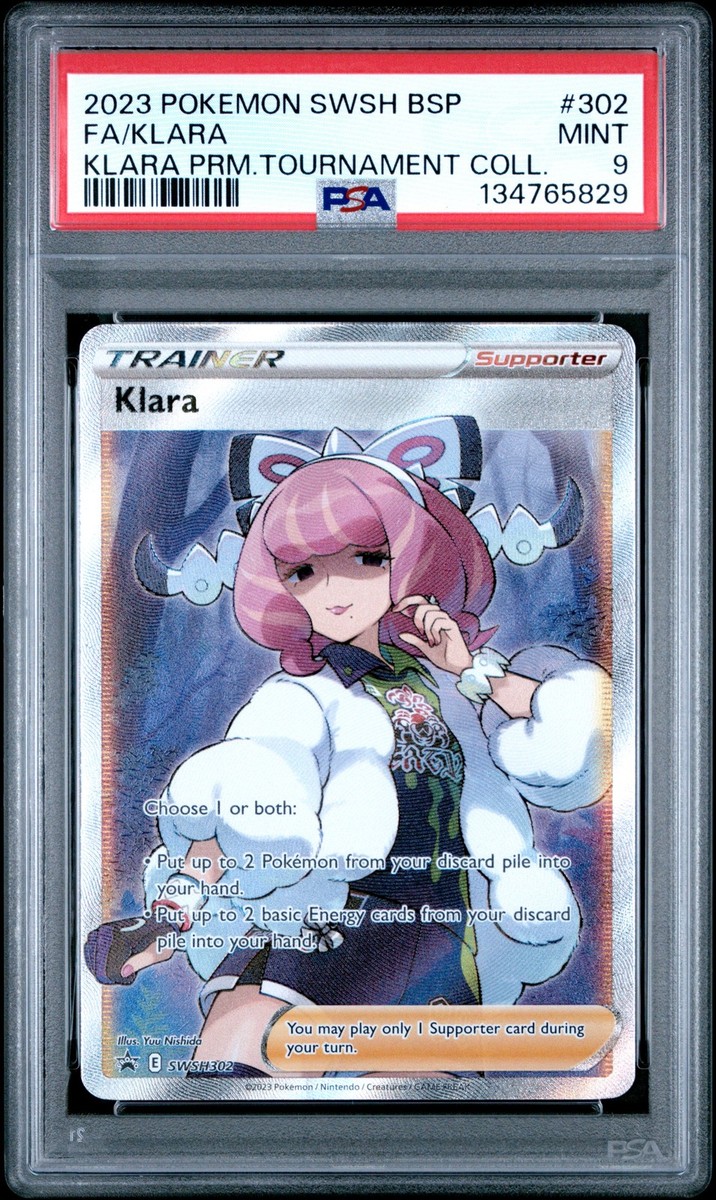 Klara (Full Art) SWSH302 SWSH: Sword & Shield Promo Cards Holo for