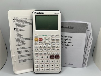 Franklin FGC-100WH Scientific Graphic Function Calculator New/ Open Box