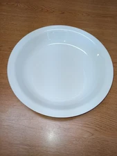 Vintage Corelle Vitrelle Winter Frost White, 10" 1/2  Pie Plate