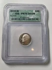 2000-S  Proof Roosevelt  Dime PR70 DCAM ICG Uncirculated 90% Silver Coin