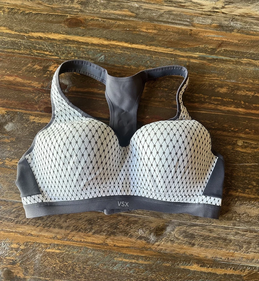 Victorias Secret VSX Sports Bra Incredible Max Underwire Padded 38C Athletic - Image 2 of 4