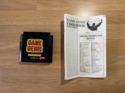 GAME GENIE CHEAT CARTRIDGE - Sega Mega Drive Spiel mit Anleitung 