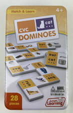 CVC Match  Learn Dominoes Junior Learning Pre-K -1st Grade New Factory Sealed