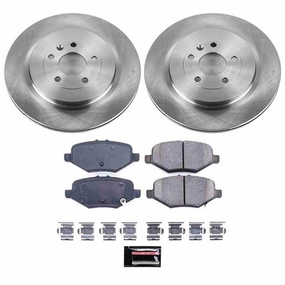 Power Stop KOE6376 1-Click Daily Driver Brake Kits Rear OE Replacement Rotors Z1