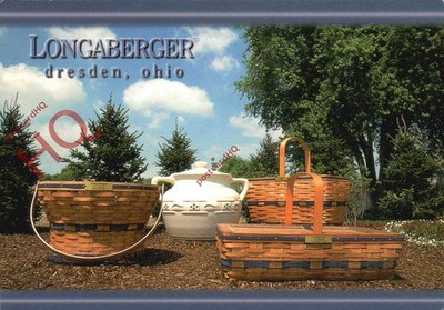 Ansichtskarte::Ohio, Longaberger Körbe und Longaberger Keramik