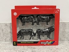 Britains Farm - Aberdeen Angus Cattle Set (x4) - 1:32 Scale - 42704 - New/Mint