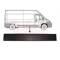 VAN Wezel Zier Schutzleiste TüR Rechts FüR Fiat Ducato Kasten 250_ 290_ 250