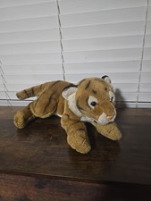 Vintage Toys R Us Small Baby Tiger Animal Alley Plush Realistic Soft Floppy
