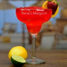 It always nice to give a Margarita glass Personalize ,  Great gift for Mother da