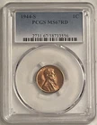 1944-S Lincoln Wheat Cent  PCGS MS67RD