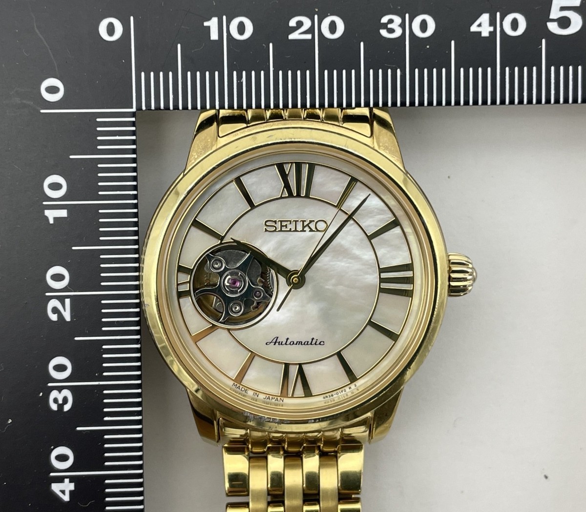 SEIKO PRESAGE Ladies Automatic Watch Open heart Sapphire MOP Dial