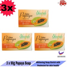 3x Papaya Extract Whitening Soap with Peelmoist for Skin Moisture-FREE SHIPPING