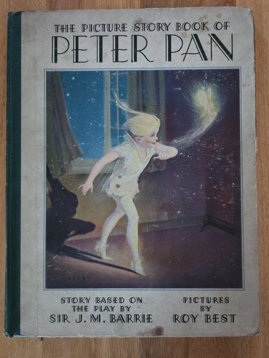 The Picture Story Book of Peter Pan by Sir J. M. Barrie, Whitman 1931