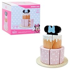 Disney Wooden Toys Minnie Mouse Tea Set, 13 Pieces Ages 3 new