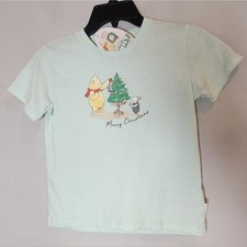 NWT Peter Alexander Size 6 Winnie the Pooh Christmas T-shirt PJ Shirt Kids