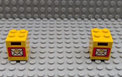 Lego 4345apx1, Briefkasten, Auswahl, Post, Briefumschlag