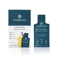 CYMBIOTIKA Irish Sea Moss Bloat Support + Healthy Skin 12 x 15ml Exp 08/2026