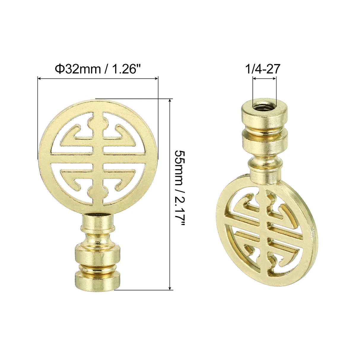Finial cap for lamps deals