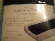 Koala Baby Navy Blue Changing Pad Liners Package of 3 NIB
