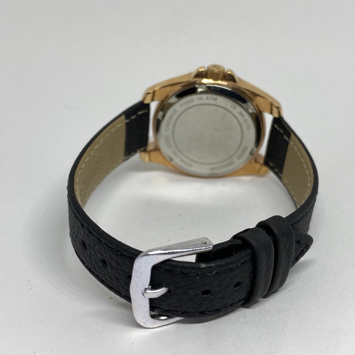 Michael Kors MK6175 Women\'s Black Leather Analog R Michael Kors Ladies Watch Blair MK6175 | Watches Prime main image 3