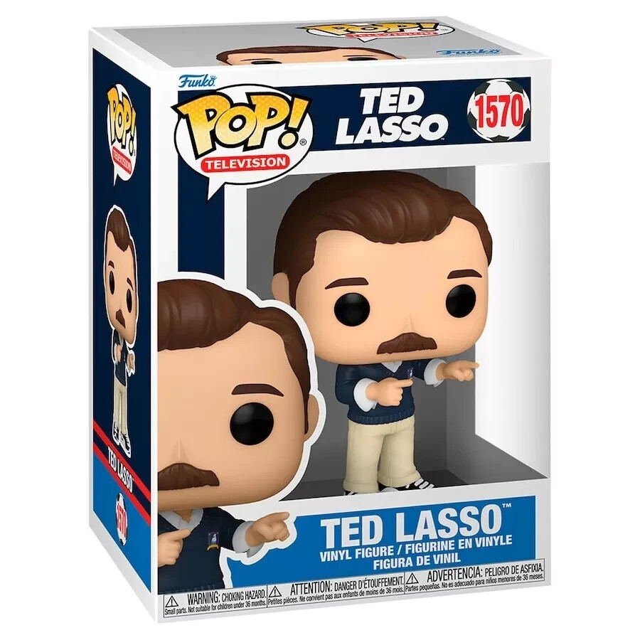 TED LASSO - TED LASSO S3  3.75"" POP TELEVISION VINYL FIGURE FUNKO 1570 NEW