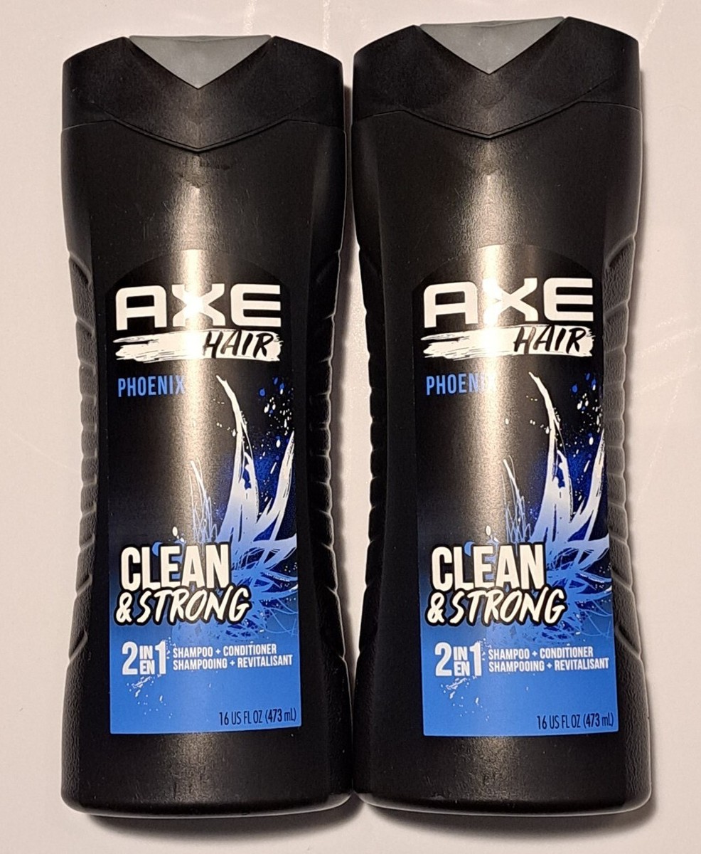 NEW Axe Hair Men's 16 Oz 2-in-1 Shampoo + Conditioner
