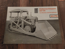Original Prospekt Fiat Kettenschlepper 50 CA Traktor 50 PS