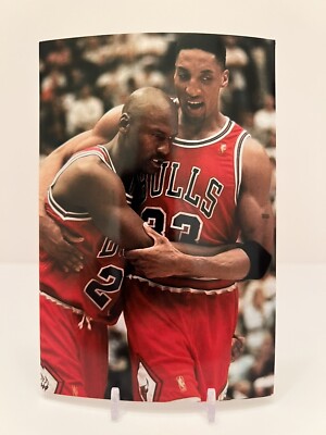 Michael Jordan Scottie Pippen Chicago Bulls Basketball 4x6