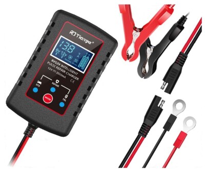 Automatic Battery Charger Trickle 6V 12V Amps For Motorcycle