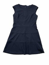 Gap Women’s Sleeveless Zip Back Stretch Above Knee A-Line Dress Size 10 Black