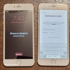 Lot Of 2 Apple IPhone 6  6s For Parts Or Repair Bundle AS IS A1687 A1522