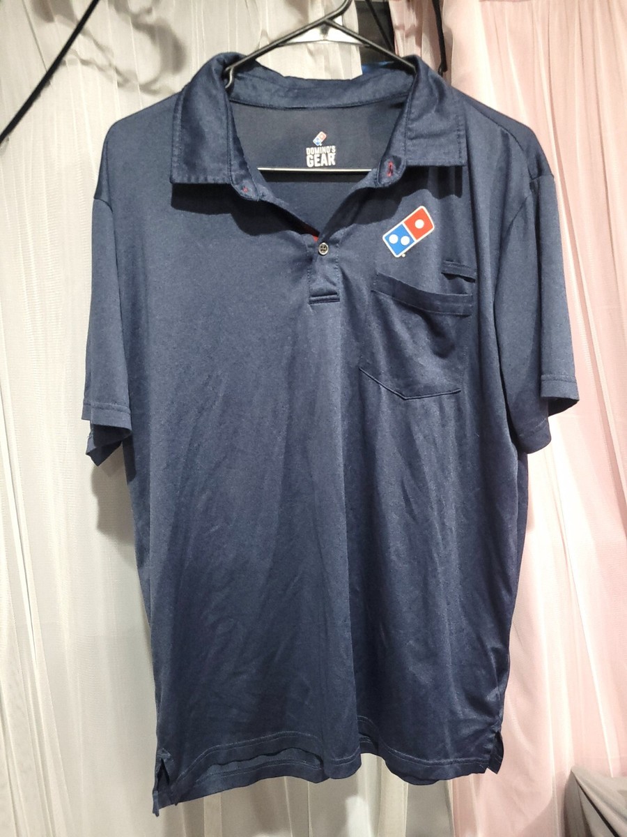 used *multiple size-you pick* dominos pizza managers shirt-navy blue | eBay