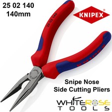 Knipex Pliers Snipe Nose Side Cutting 140mm Long Nose Radio Comfort Grips