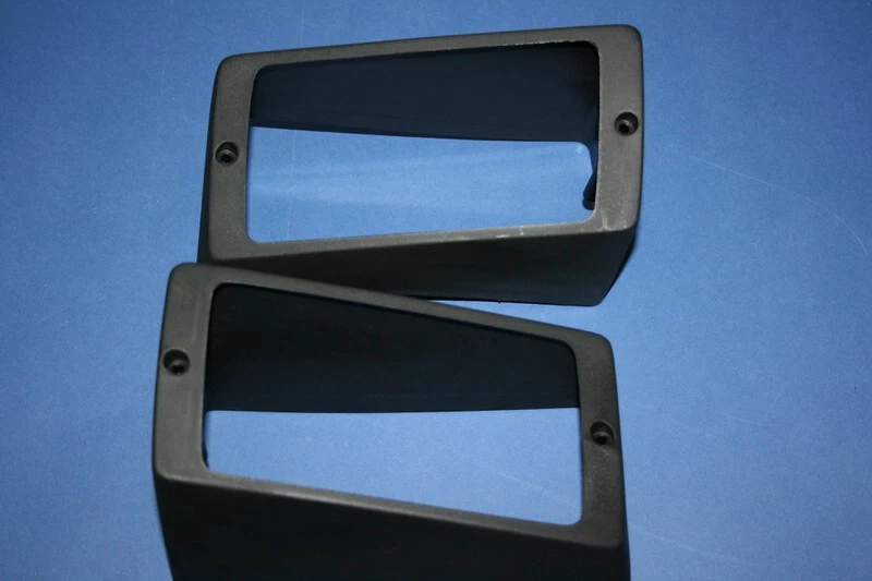 SET BOSCH YELLOW FOG LIGHT LENSES + FRAMES FOR PORSCHE 911 930 1984 - 1989 NEW Foto 3 de 3