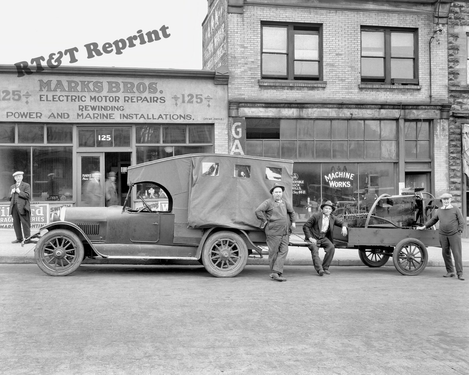 Photograph Marks Brothers Electric Motor Repair Vancouver Canada 1932