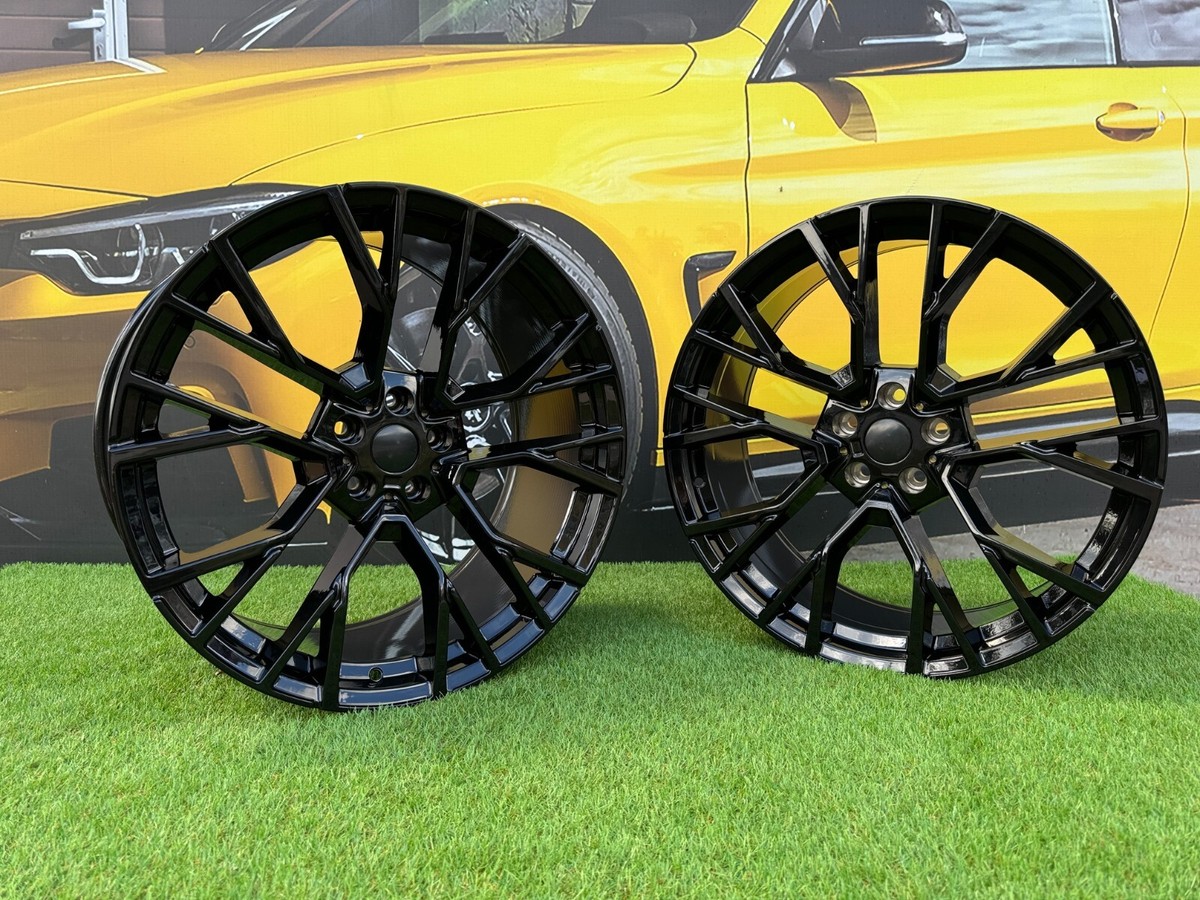 4 x 21 Inch 5x112 809M Style Black Wheels: Fits For BMW X5 X6 X7