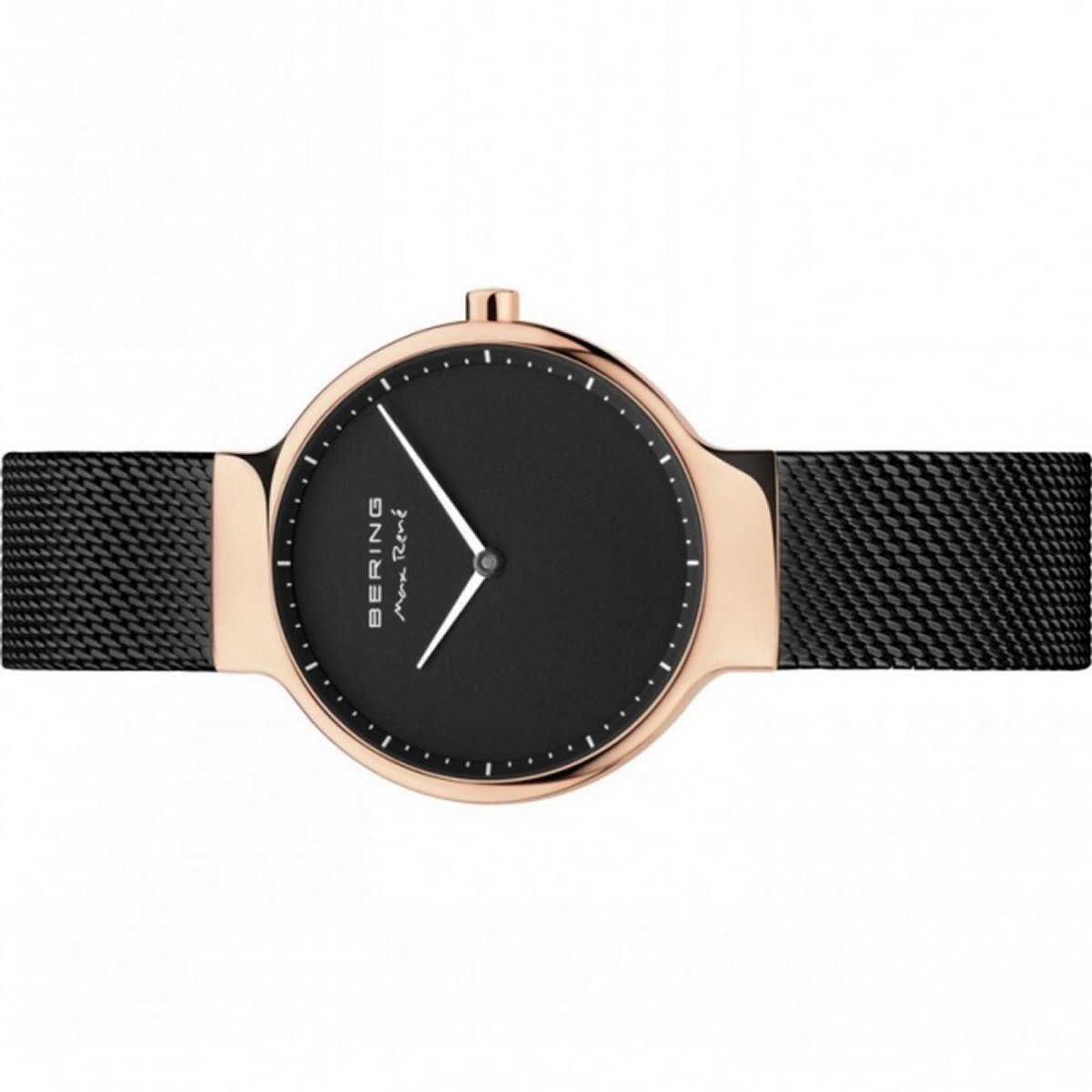 Rose Gold Armbanduhr Bering Bering Damenuhr Schwarz Rosegold