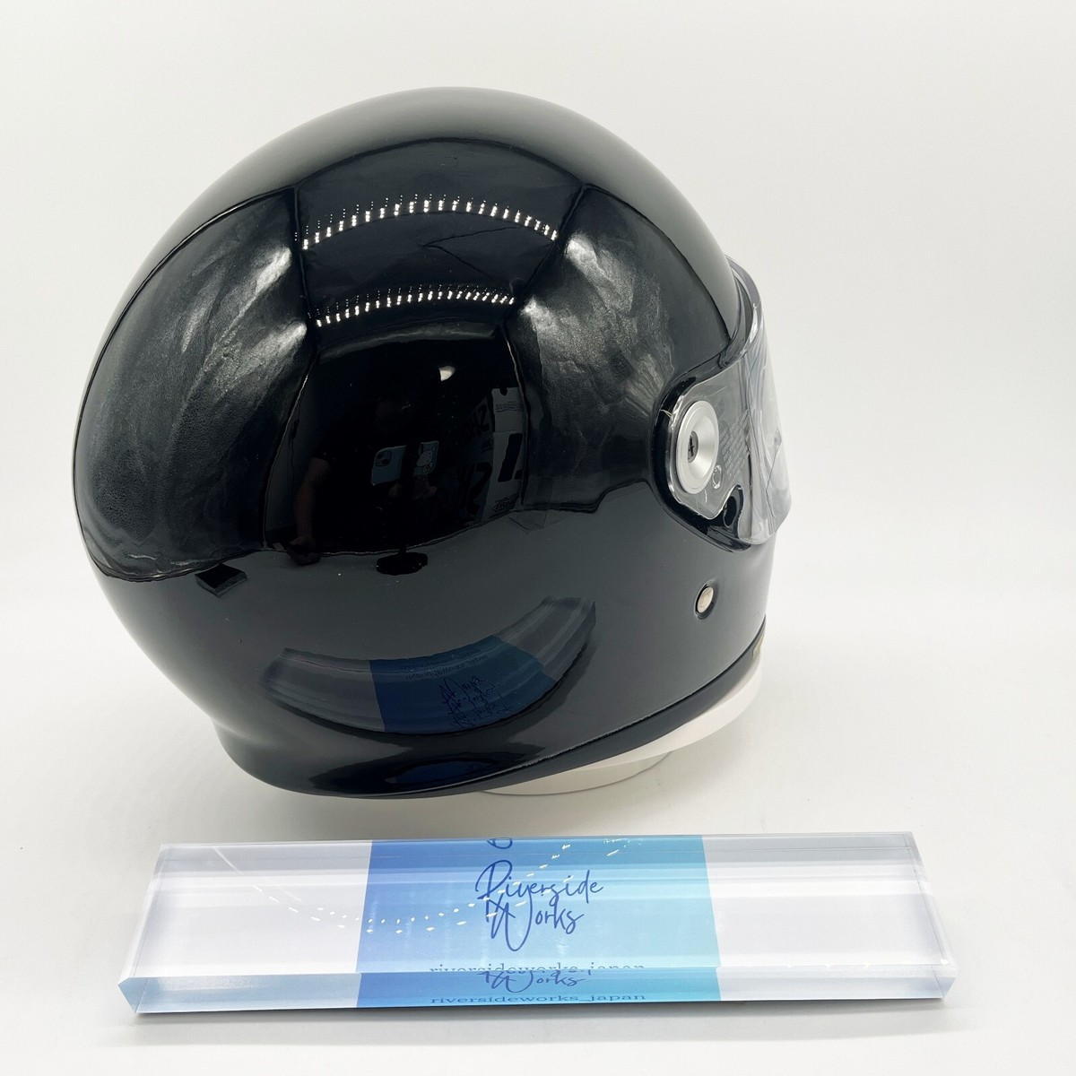 Shoei Glamster Black Neo Classic Retro Full Face Helmet Size L
