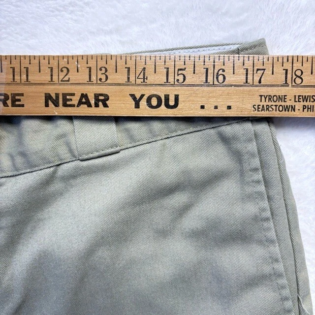 Pantalones Dickies Hombres 34 x 29 Tostado 874 Ajuste Original Trabajo Recto Patín Ropa de Trabajo Foto 3 de 4