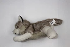 Wildlife Artists Wolf Plush 9" Realistic excellent
