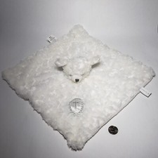 Blankets  Beyond White Sleeping Lamb Lovey Christening Blanket 14" Holy Cross