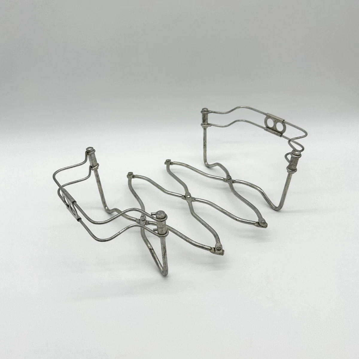 Vintage Italian Casserole Caddy Trivet Expandable Metal Wire Holder Italy  Baking | eBay