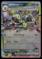 Umbreon ex NM 060/131 SV: Prismatic Evolutions Pokemon