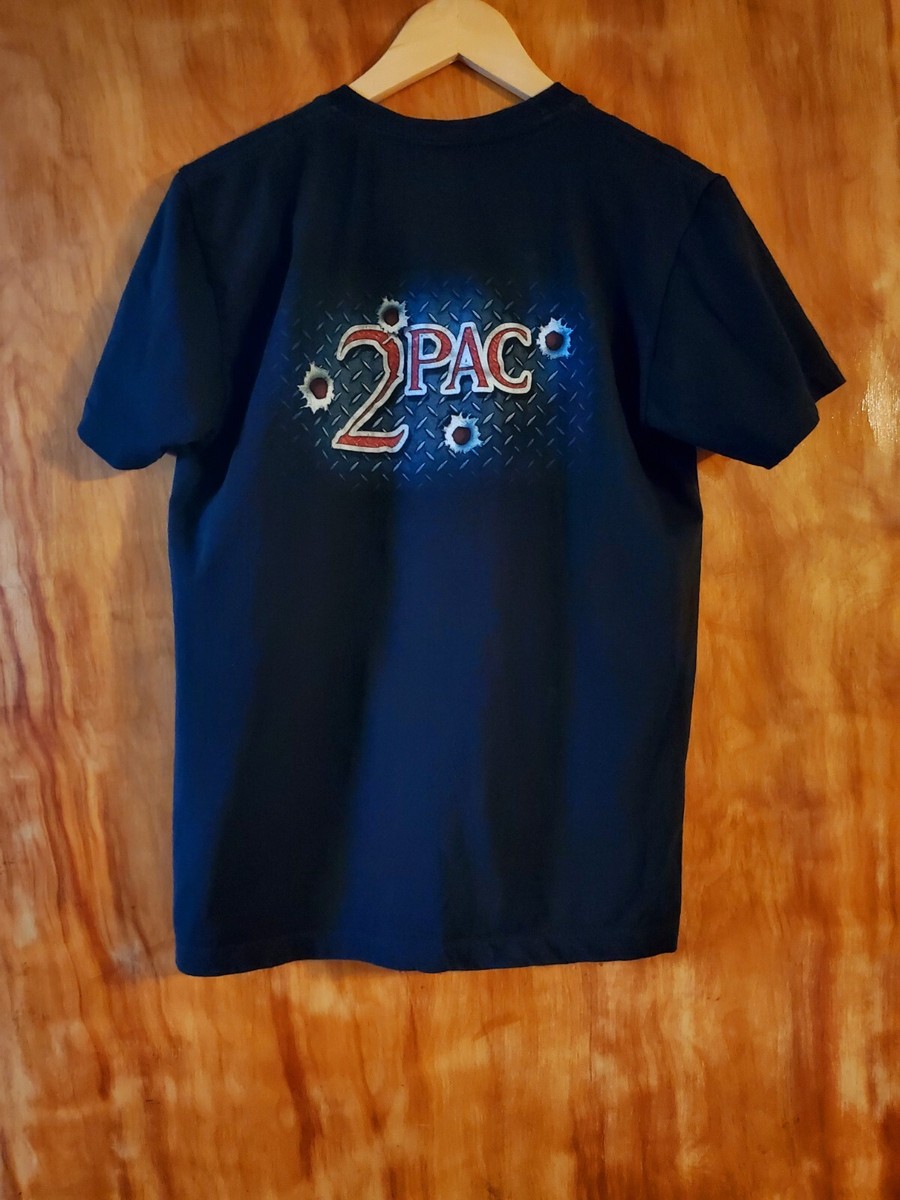トップス ENNOY POCKET & CREW 2PACK LS T-SHIRTS Vintage Y2K 2Pac Tupac Shakur All Eyez On Me Airbrush Rap T