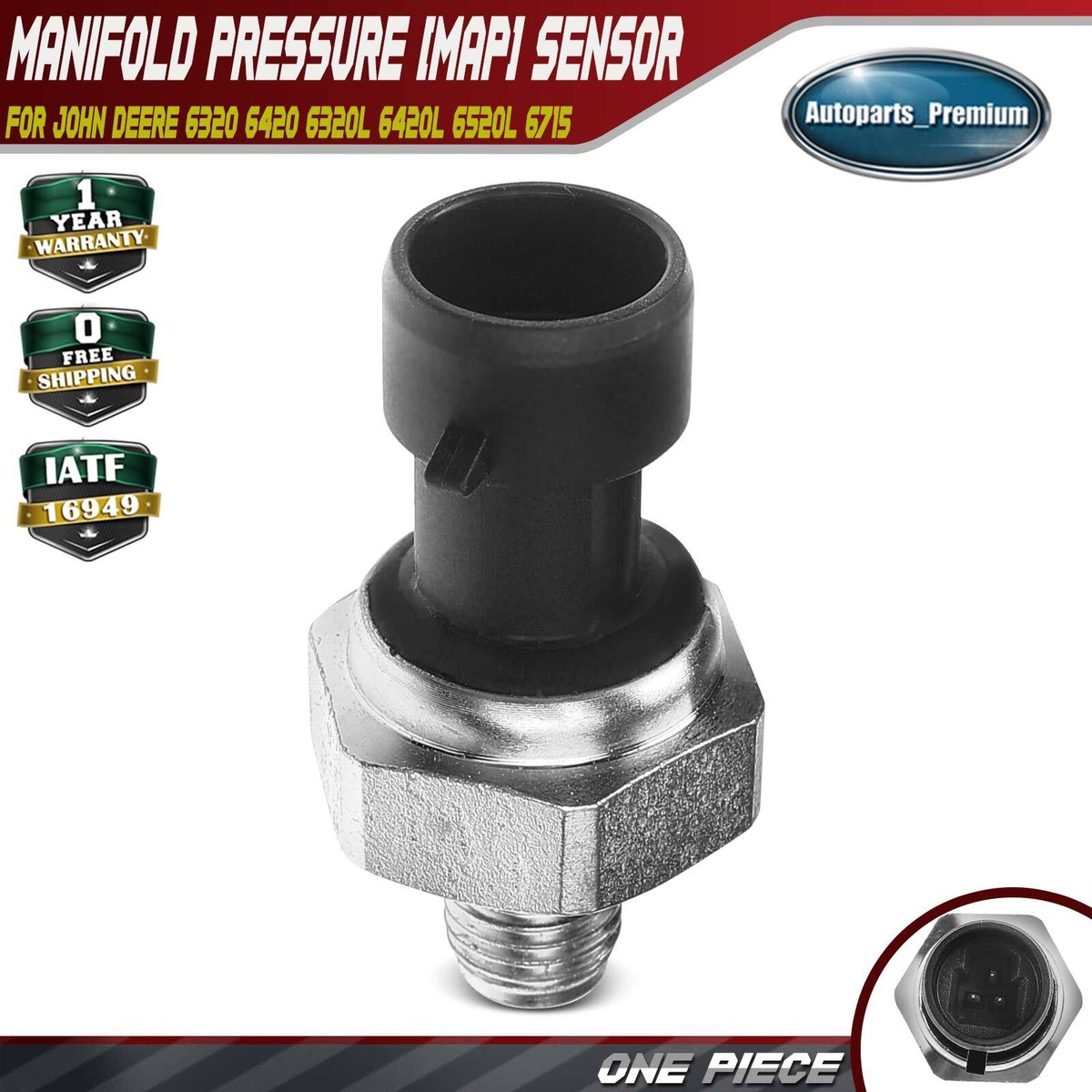 New Engine Oil Pressure Sensor for John Deere 8450 8650 Tractors