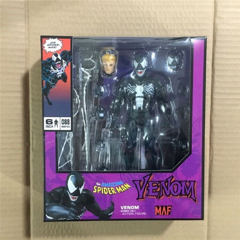 New MAFEX 088 1:12 The Amazing Spider-Man Venom Comic Ver New MAFEX 088 1:12 The Amazing Spider-Man Venom Comic Ver