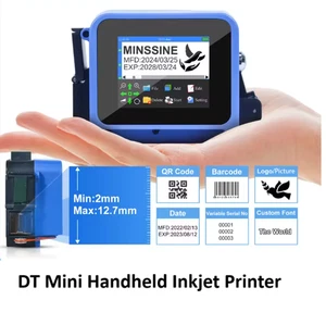 Portatif Mini Imprimante à jet d'encre portatif QR Imprimante de code